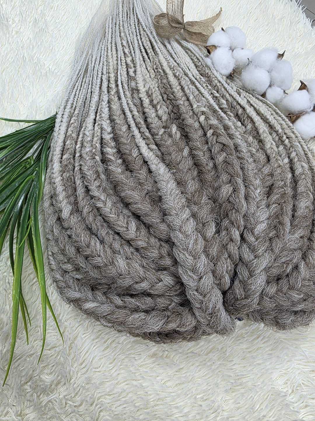 Afro_Family_Studio косички гофрированный мультиколор женский