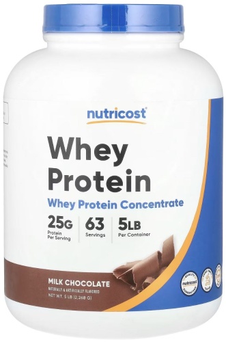 Протеин Nutricost Whey Protein молочный шоколад 2268 г