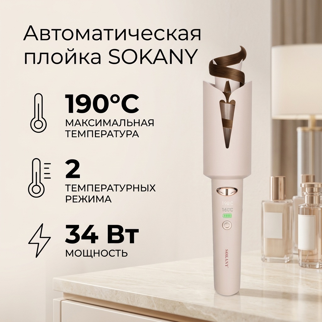 SK-15057 автоматическая плойка