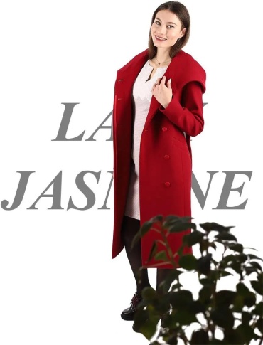 Пальто Lady Jasmine красный