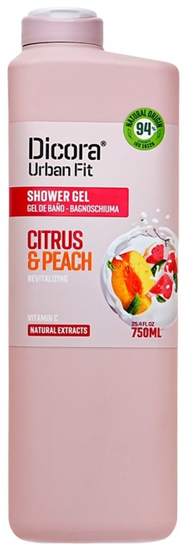 Dicora Urban Fit Цитрусы и персик гель 750 мл