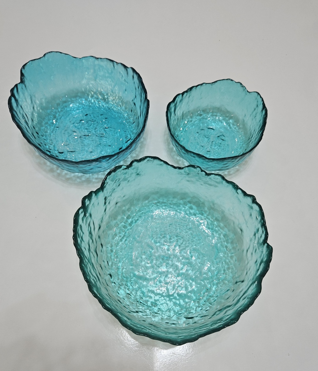 Салатник GLASS WARE 20х8.5 см, стекло, 3 шт