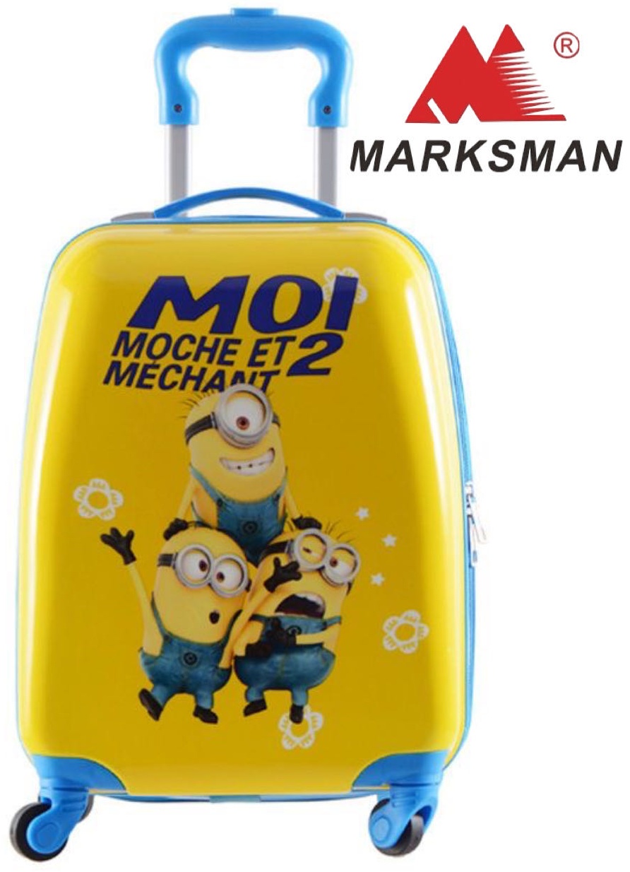 Чемодан Marksman Mini traveler ABS-пластик 33 л желтый, мультиколор
