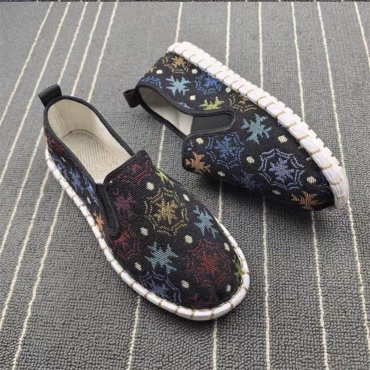 Слипоны красный, черный