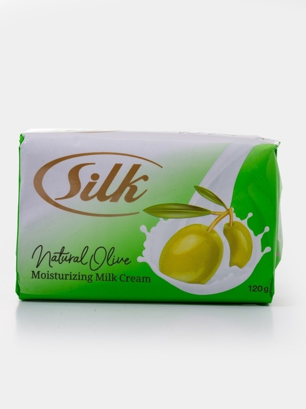 Кусковое мыло туалетное Silk Natural Olive 120 г