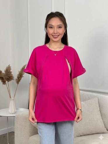 Футболка Sweetmama.kz фуксия, малиновый