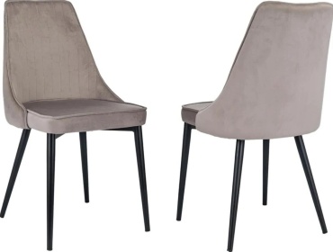 Комплект стульев Бюрократ CH-K4, 90x44x46 см, темно-бежевый 2 шт.
