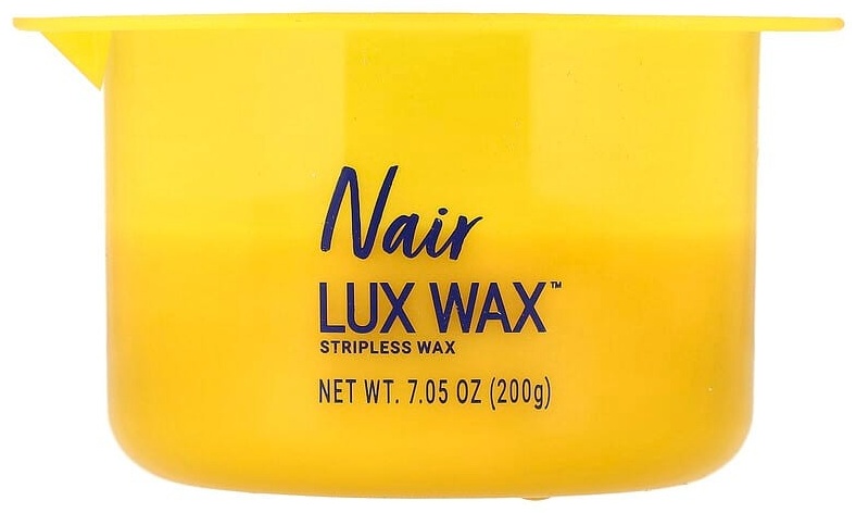 Воск гелевый Nair Lux Wax, воск без полосок, 200 г плотность средняя в банке 200 г