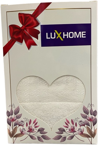 Полотенце LUX HOME 90x50 см, хлопок, 1 шт,