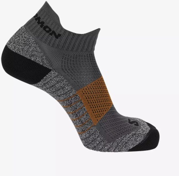 Носки Salomon 1 пара оранжевый, темно-серый 39-41