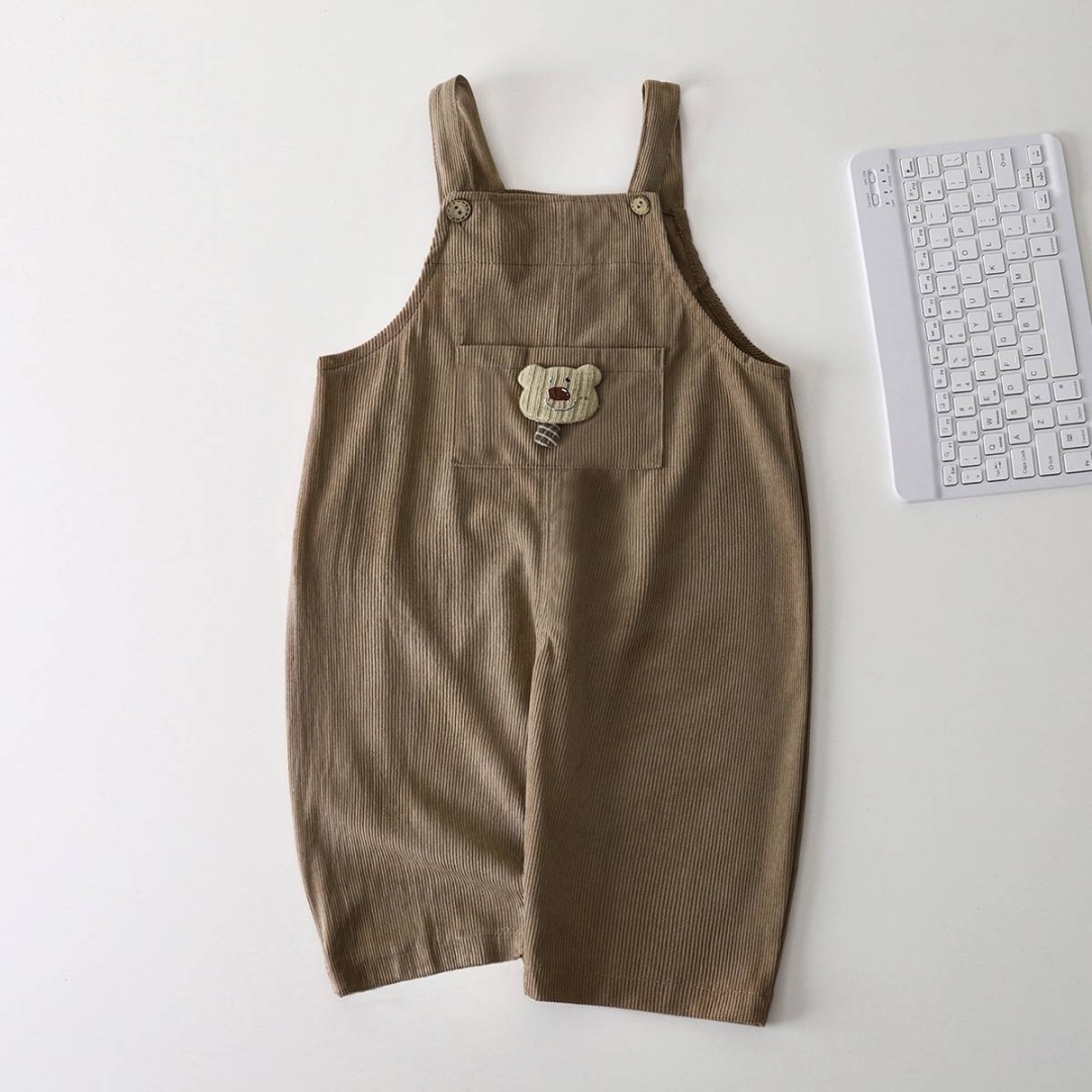 Комбинезон с брюками коричневый