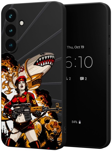 Чехол Mcover для Samsung S24 FE рисунок
