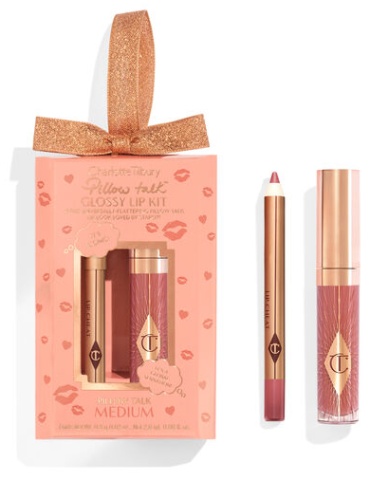Charlotte Tilbury PILLOW TALK MINI GLOSSY LIPS DUO блеск для губ Pillow talk Medium