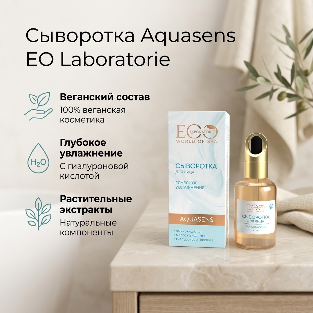 EO Laboratorie сыворотка Aquasens для лица 30 мл