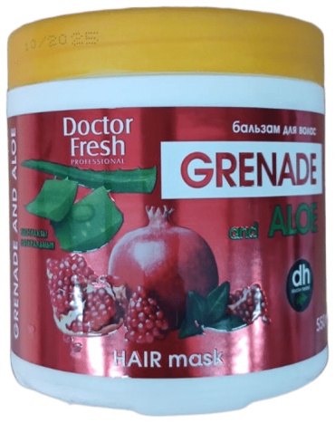Doctor Fresh бальзам Grenade and aloe 550 мл