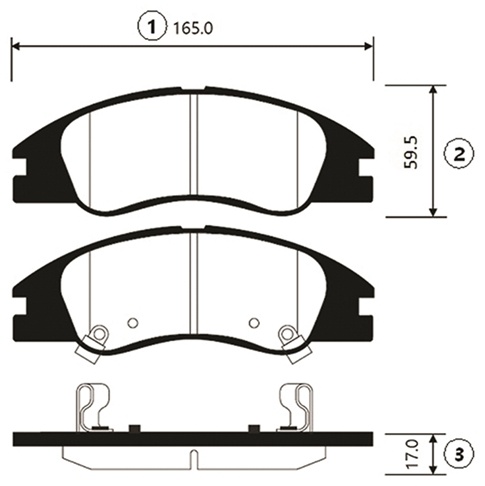 Колодки CTR GK0538