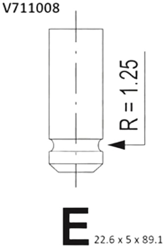 BGA клапан V711008