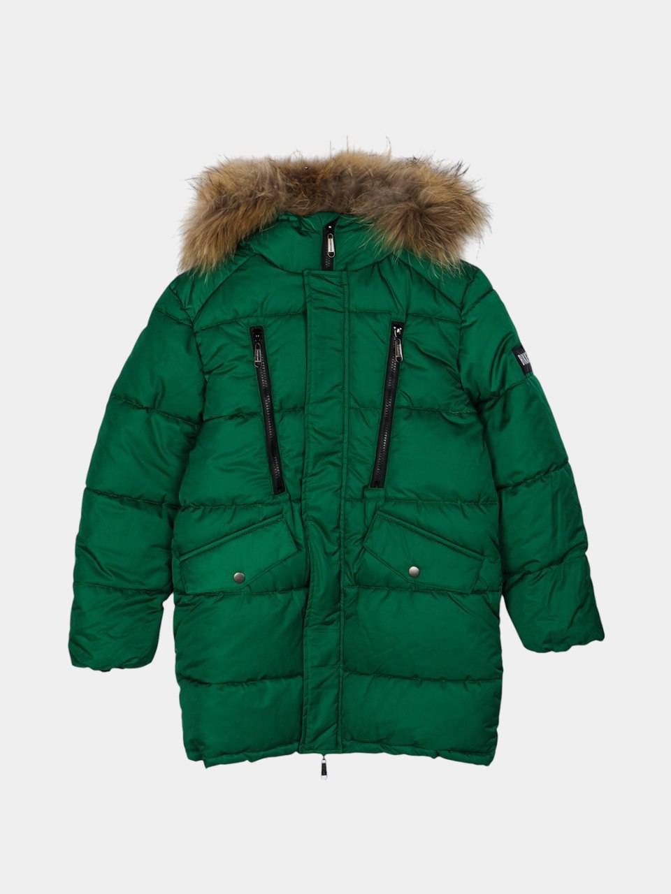 Демисезонная куртка Bikkembergs kids зеленый