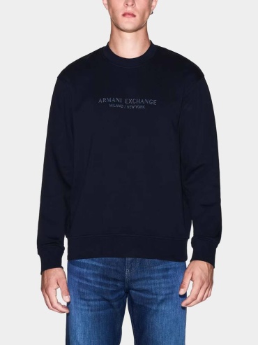 Свитшот Armani Exchange темно-синий