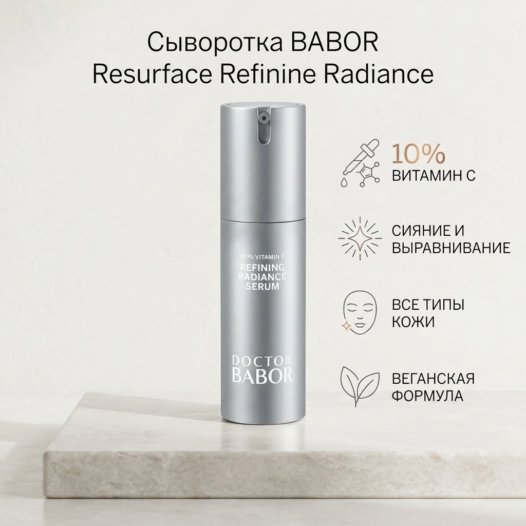 BABOR сыворотка Resurface Refining Radiance Serum для лица 30 мл