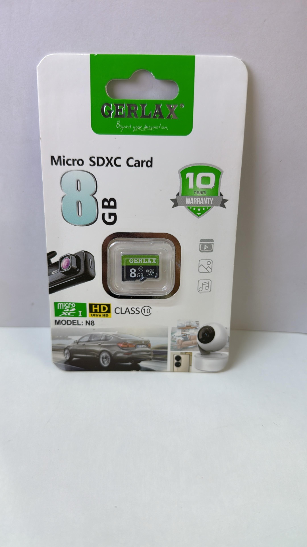 Карта памяти GERLAX microSDHC 452616 8 Гб
