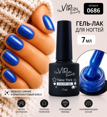 The Virgin Beauty гель-лак Diamonds GP0686 глянцевое 7 мл