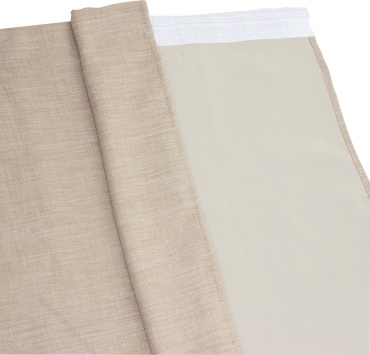 Портьеры Kauffort 285x160 см 1 шт, блэкаут, бежевый