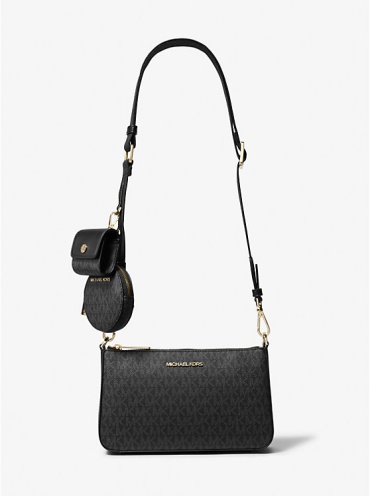 Сумка кросс-боди Michael Kors канвас черный
