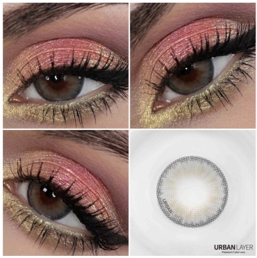 Контактные линзы Urban Layer Olivia Gray -4.75 кривизна 8.6 на год 2 шт