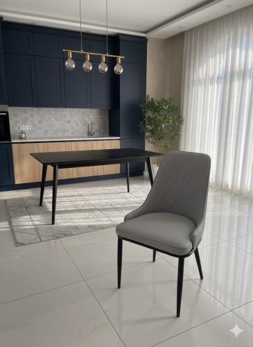Стул Ереке Мебель Domalmaz s19,5 Бревион, 87x45x45 см, серый 1 шт.