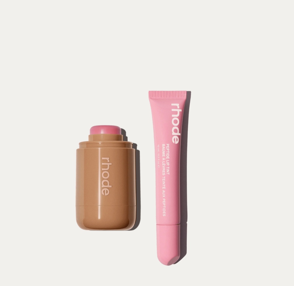 Rhode Pocket Blush Piggy and Peptide Lip Tint Ribbon набор декоративной косметики для женщин