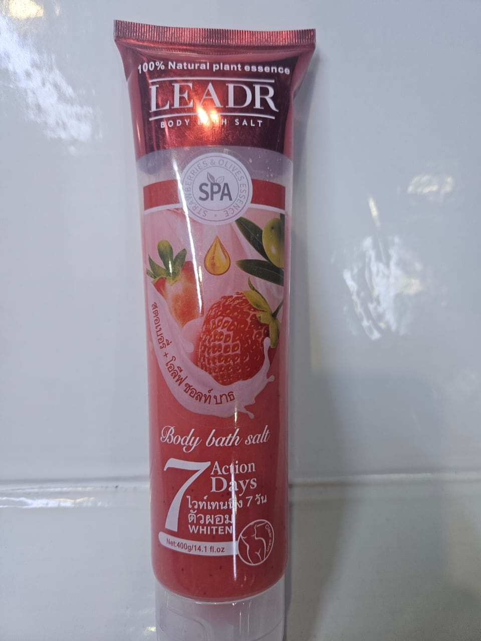 Leadr скраб Клубника для тела 400 г