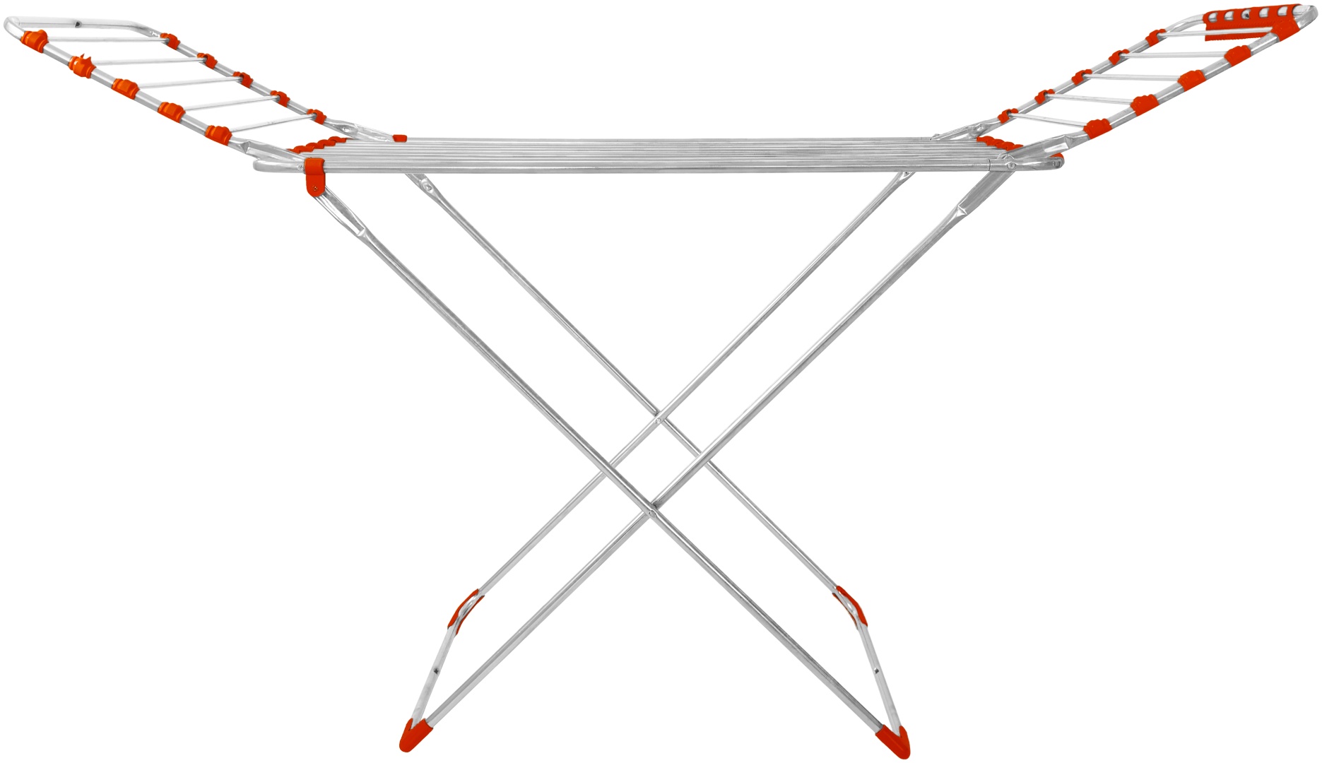 Сушилка напольная Hausberg 56x175x110 см, кол-во уровней: 1, сталь