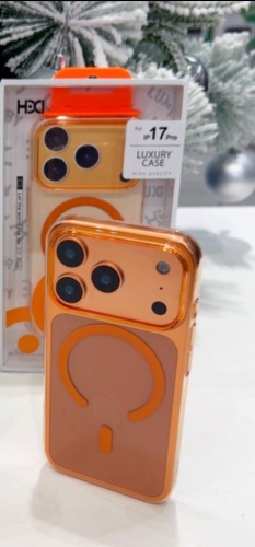 Чехол HDD для Apple iPhone 17 Pro Max оранжевый
