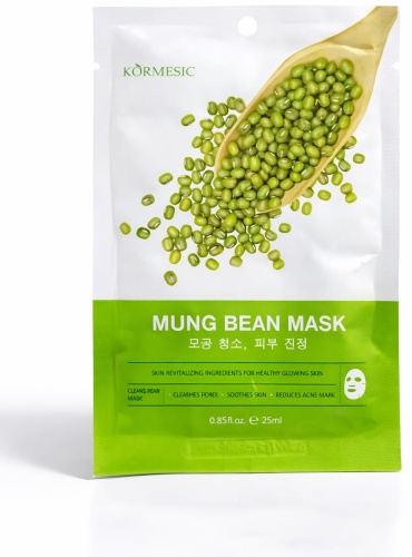 Маска для лица Kormesic тканевая Mung bean 1 шт