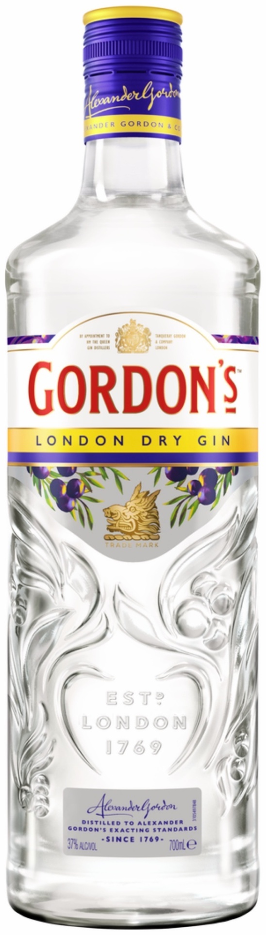 Джин Gordon`s Dry Gin белый 37.5% 0.7 л