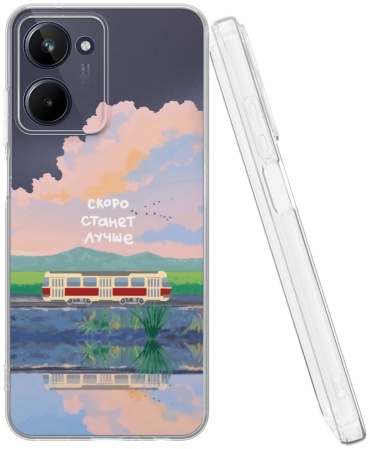 Чехол Mcover для Realme Realme 10 4G рисунок