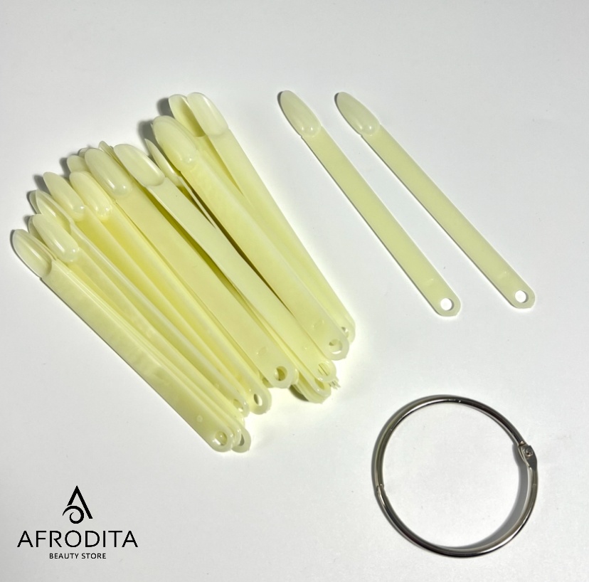 Afrodita типсы овал, миндаль 50 шт