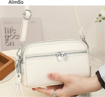 Сумка кросс-боди AlimSo экокожа белый