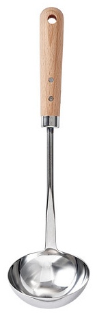 Ложка поварская IKEA сталь, 1 шт