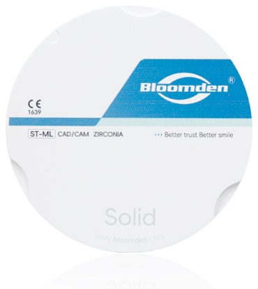 Bloomden диск Блок цирконевый 98*20mm A2 ST ML