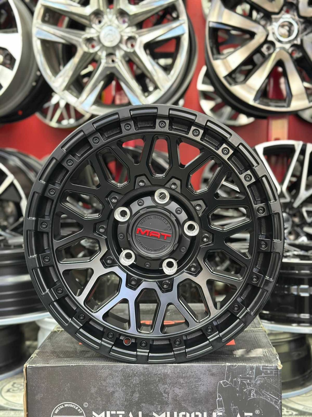 MAT Mat 8.5x18/5x150 D110 ET18 4 диска черный матовый