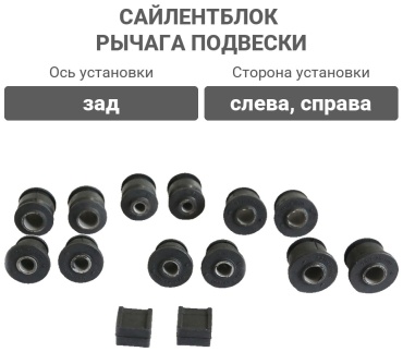 ESCE сайлентблок рычага подвески 55510