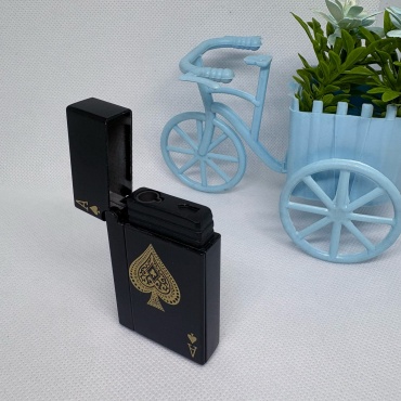 Газовая зажигалка Lux lighter poker, ABS пластик, металлический сплав