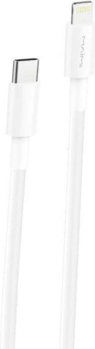 Кабель MAIMI USB TypeC (M), Lightning (M), 1 м, X69 белый