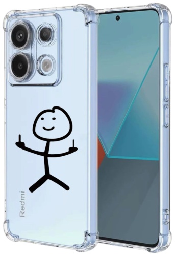 Чехол для Xiaomi Redmi Note 13 Pro 4G прозрачный