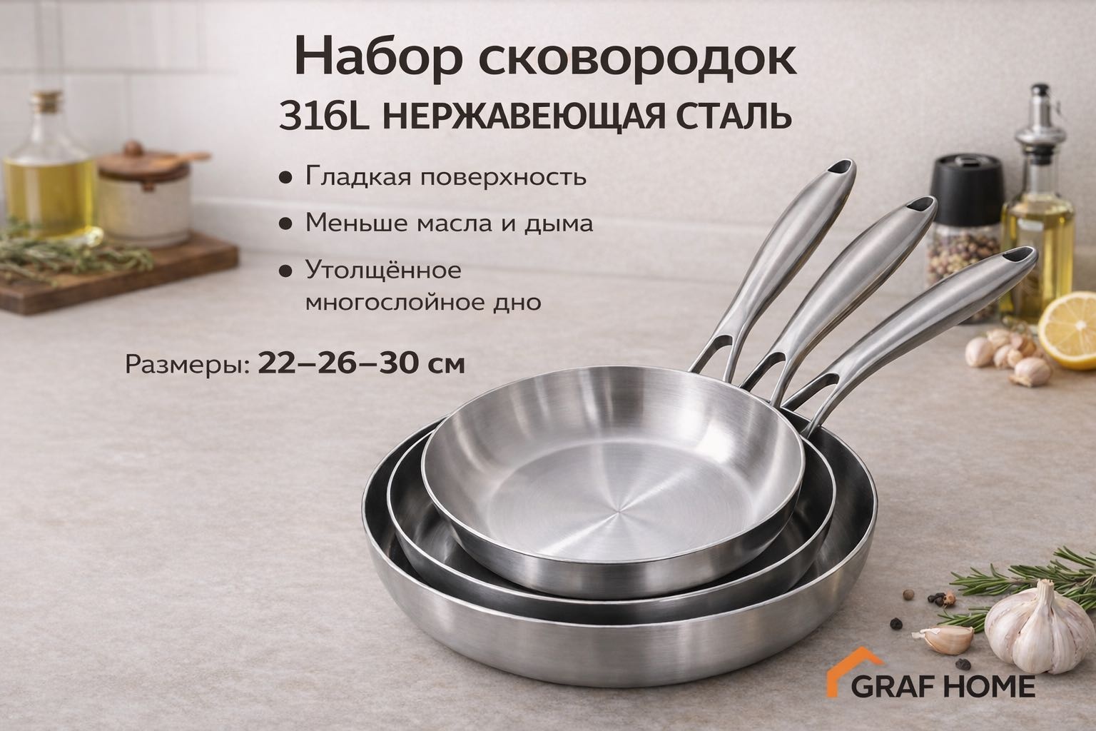 Набор сковородок 30439889_364968212 3 в 1