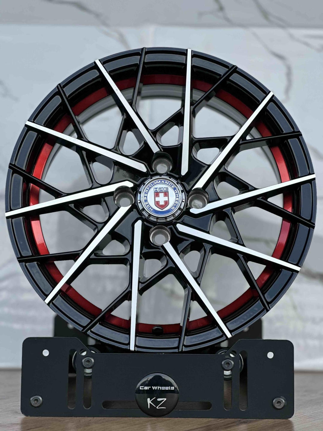 HRE XH361 6.5x15/4x100 D67.1 ET35 4 диска черный, серебристый, красный