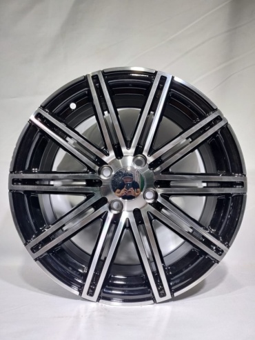 Vossen qwe 7x16/4x100 D67.1 ET35 4 диска черный, серебристый