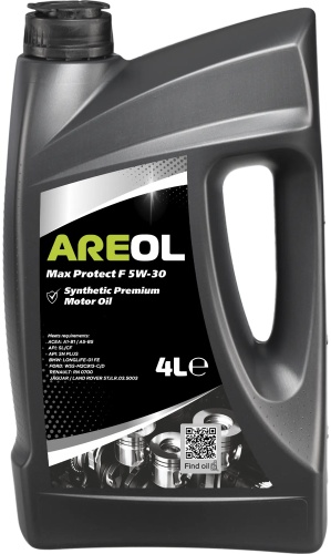 Синтетическое AREOL Max Protect F 5W-30 4 л